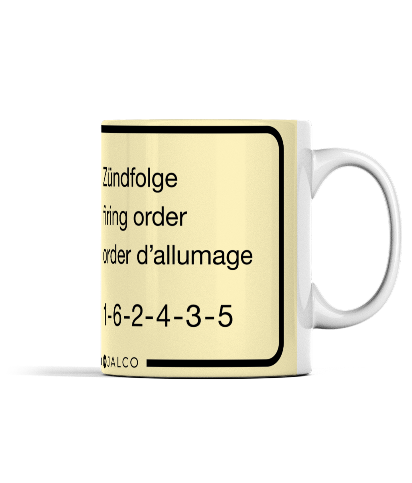 Porsche 6-cylinder Firing Order Mug